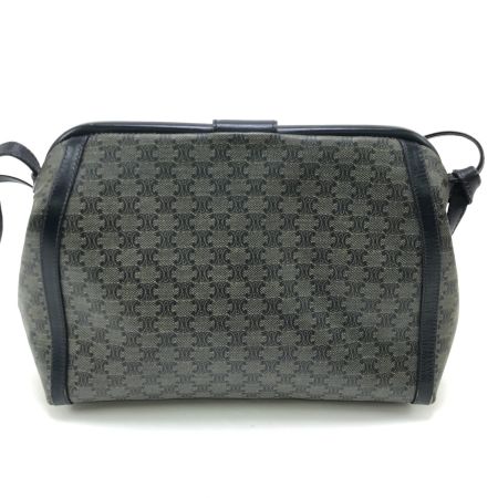  CELINE セリーヌ ショルダーバッグ マカダム柄 ネイビー