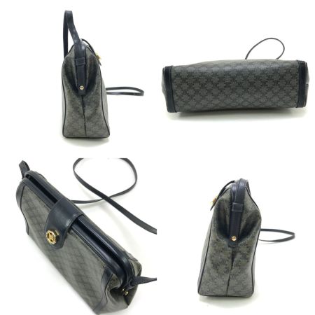  CELINE セリーヌ ショルダーバッグ マカダム柄 ネイビー