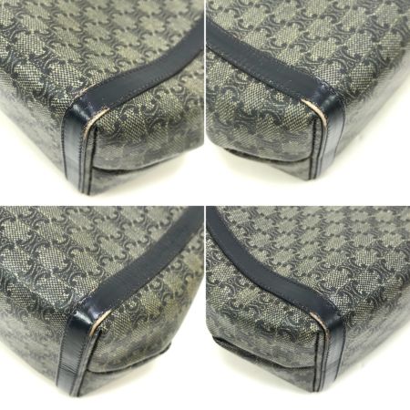  CELINE セリーヌ ショルダーバッグ マカダム柄 ネイビー