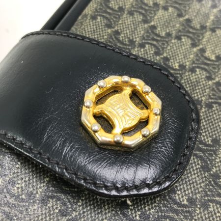  CELINE セリーヌ ショルダーバッグ マカダム柄 ネイビー