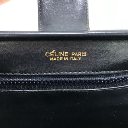  CELINE セリーヌ ショルダーバッグ マカダム柄 ネイビー