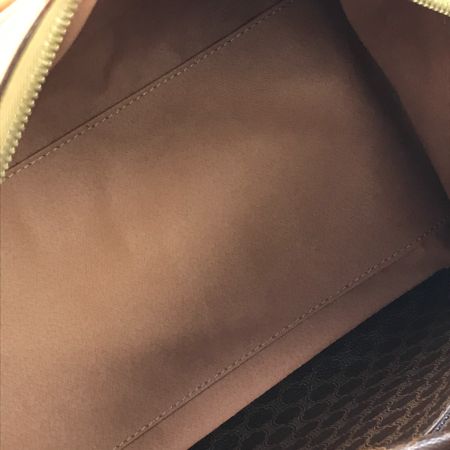  CELINE セリーヌ ボストンバッグ マカダム柄 ブラウン