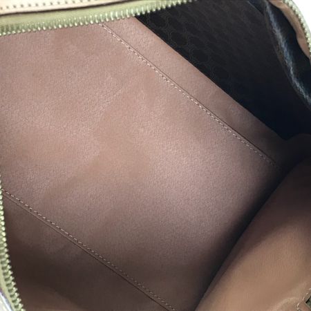  CELINE セリーヌ ボストンバッグ マカダム柄 ブラウン