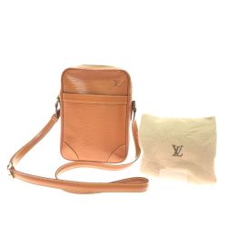 $$ LOUIS VUITTON ルイヴィトン ショルダーバッグ エピ ダヌーブ 布袋付　 M11910 ブラウン Cランク