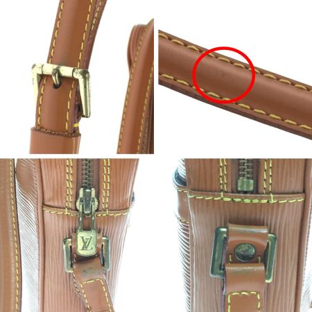  LOUIS VUITTON ルイヴィトン ショルダーバッグ エピ ダヌーブ 布袋付　 M11910 ブラウン