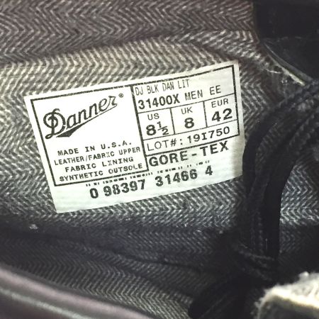  Danner ダナー メンズ ブーツ SIZE 26.5cm 31400X ブラック