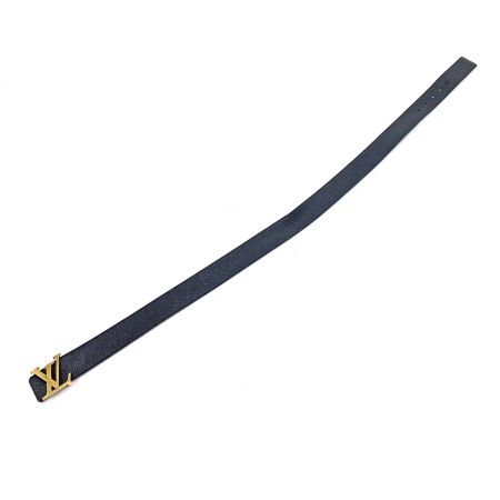  LOUIS VUITTON ルイヴィトン ベルト サンチュール LVイニシャル リバーシブル ブラック×キャメル