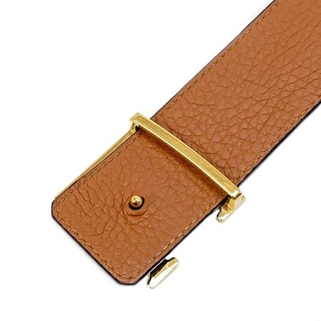  LOUIS VUITTON ルイヴィトン ベルト サンチュール LVイニシャル リバーシブル ブラック×キャメル