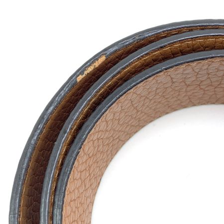  LOUIS VUITTON ルイヴィトン ベルト サンチュール LVイニシャル リバーシブル ブラック×キャメル