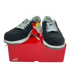 $$ PUMA プーマ 安全靴 プロスニーカー 28cm  64.215.0 ブラック Sランク