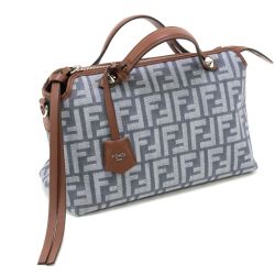 $$ FENDI フェンディ バイザウェイソフトミディアム 2wayバッグ 3BL155.AUT4.258.0059 ブルー Aランク