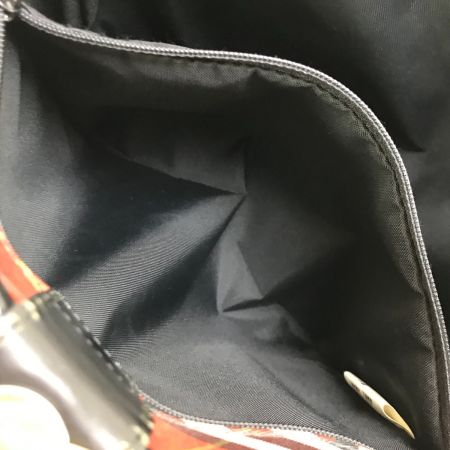  BURBERRY BLUE LABEL バーバリーブルーレーベル ハンドバッグ ナイロン レッド