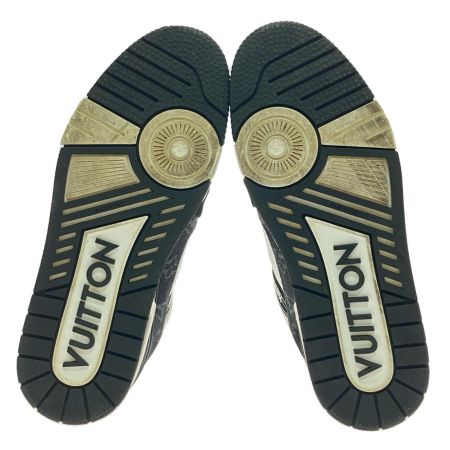  LOUIS VUITTON ルイヴィトン トレイナー スニーカー UK8 1A9JG9 ホワイト×ブラック