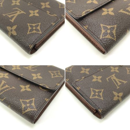  LOUIS VUITTON ルイヴィトン 2つ折り長財布 モノグラム ポルトフォイユ・サラ M61734