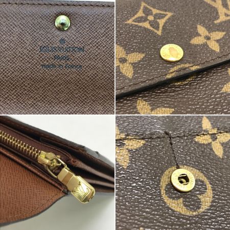  LOUIS VUITTON ルイヴィトン 2つ折り長財布 モノグラム ポルトフォイユ・サラ M61734