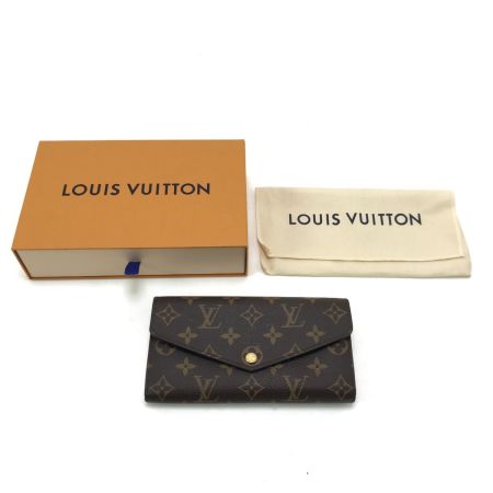  LOUIS VUITTON ルイヴィトン 2つ折り長財布 モノグラム ポルトフォイユサラ M62235