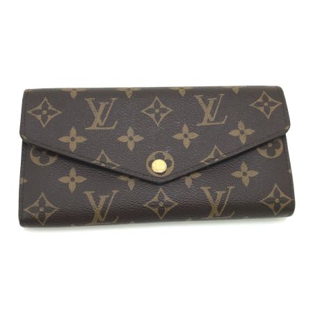  LOUIS VUITTON ルイヴィトン 2つ折り長財布 モノグラム ポルトフォイユサラ M62235