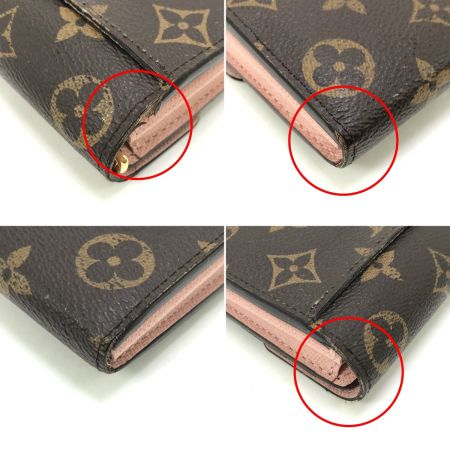  LOUIS VUITTON ルイヴィトン 2つ折り長財布 モノグラム ポルトフォイユサラ M62235