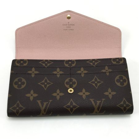  LOUIS VUITTON ルイヴィトン 2つ折り長財布 モノグラム ポルトフォイユサラ M62235
