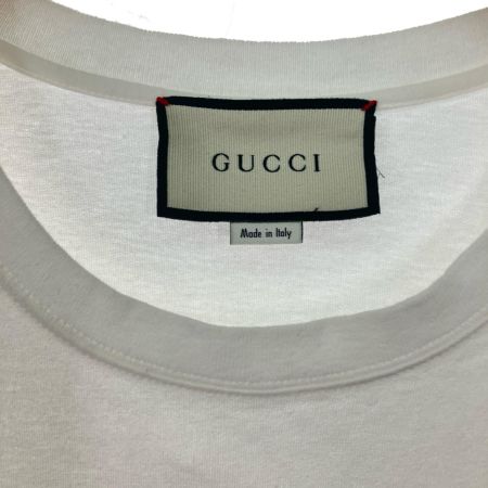  GUCCI グッチ ディアパッチオーバーサイズTシャツ Sサイズ CA37394/CA14517 ホワイト