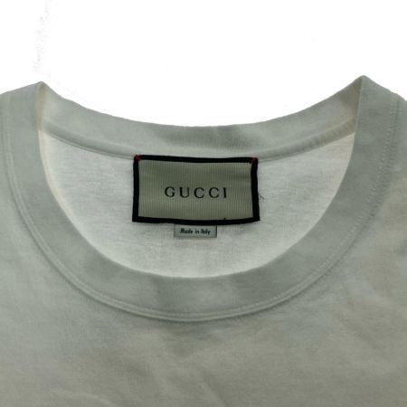 GUCCI グッチ ディアパッチオーバーサイズTシャツ Sサイズ CA37394/CA14517 ホワイト
