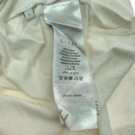  GUCCI グッチ ディアパッチオーバーサイズTシャツ Sサイズ CA37394/CA14517 ホワイト
