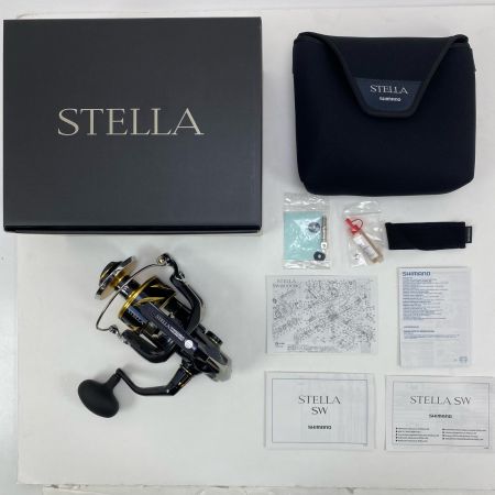  SHIMANO シマノ スピニングリール SHIMANO 04080 美品 程度A 箱、リールケース付 009660 20ステラSW 18000HG 04080