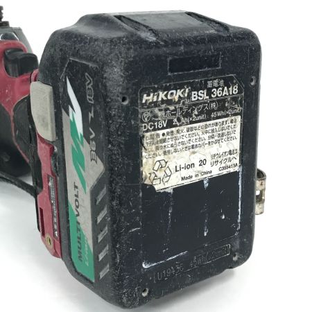  HiKOKI ハイコーキ インパクトドライバ  WH36DD レッド