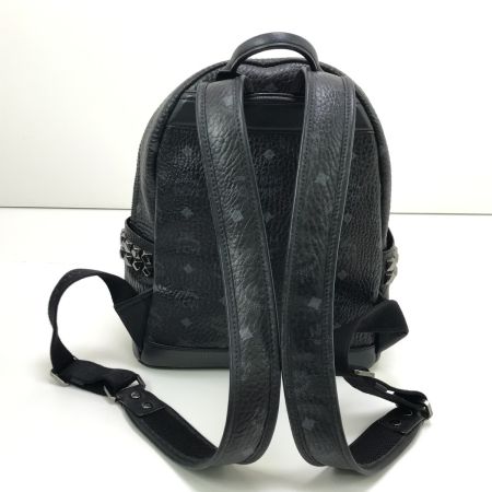  MCM エムシーエム リュック ヴィセトス スタッズ 内部ヨゴレ有 ブラック