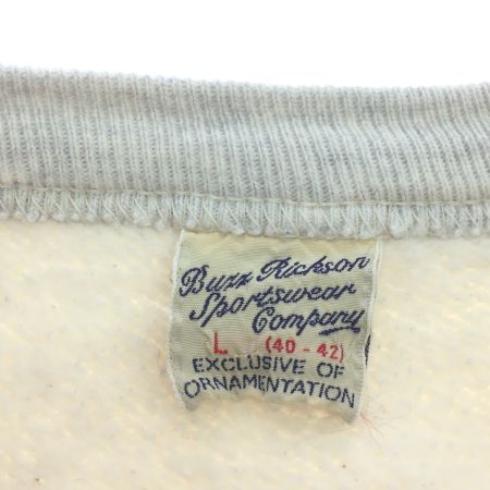  BUZZ RICKSON'S バズ リクソンズ メンズ スウェット SIZE L