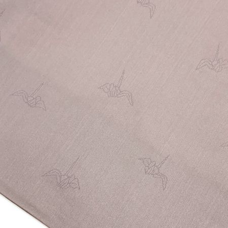  山口美術織物 袋帯 御御帯 唐織錦葡萄鏡文（太鼓柄）  ピンク