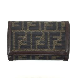 $$ FENDI フェンディ  ズッカ 2つ折り財布 2266.31052.018 Cランク
