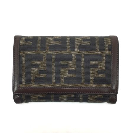  FENDI フェンディ  ズッカ 2つ折り財布 2266.31052.018