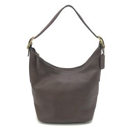 $$ COACH コーチ セミショルダーバッグ レザー オールドコーチ 使用感有 9823 ブラウン Cランク