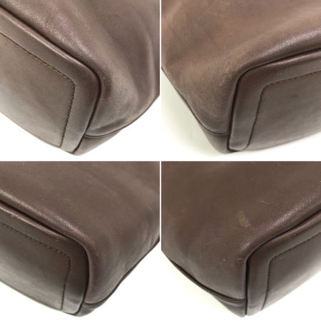  COACH コーチ セミショルダーバッグ レザー オールドコーチ 使用感有 9823 ブラウン