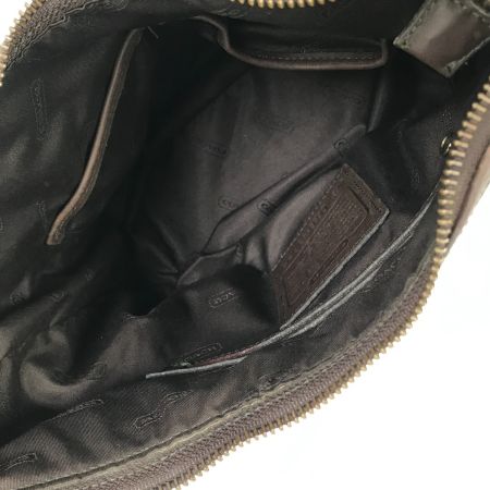  COACH コーチ セミショルダーバッグ レザー オールドコーチ 使用感有 9823 ブラウン