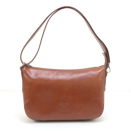  HIROFU ヒロフ 2WAYショルダーバッグ ブラウン