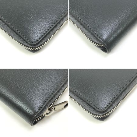  GUCCI グッチ 長財布 GGスプリーム カットアウトインターロッキングG 701423 グレー