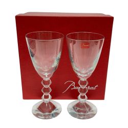 $$ Baccarat バカラ ベガ ワイングラス 2Pセット Bランク