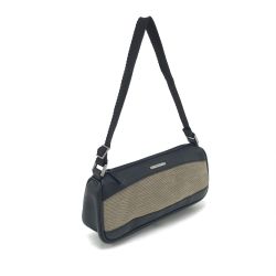 $$ GUCCI グッチ ハンドバッグ 92820 ブラック×ブラウン Bランク