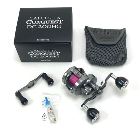  SHIMANO シマノ ベイトリール 20カルカッタコンクエストDC 200HG ゴメクサスハンドル 04039