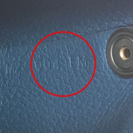  HERMES エルメス コインケース バスティア スカイブルー