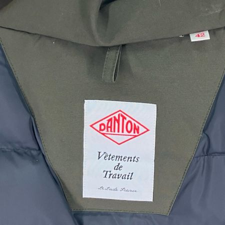  DANTON ダントン ダウンコート JD-8535 42サイズ カーキ
