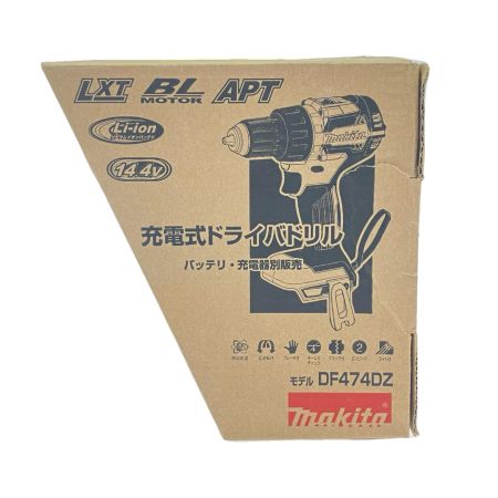 MAKITA マキタ コードレス式  ドライバドリル 本体のみ DF474DZ ブルー