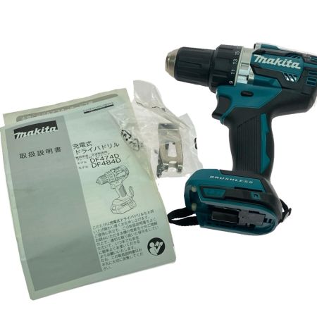  MAKITA マキタ コードレス式  ドライバドリル 本体のみ DF474DZ ブルー