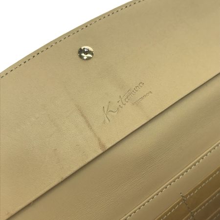  Kitamura キタムラ 長財布 使用感有 ネイビー