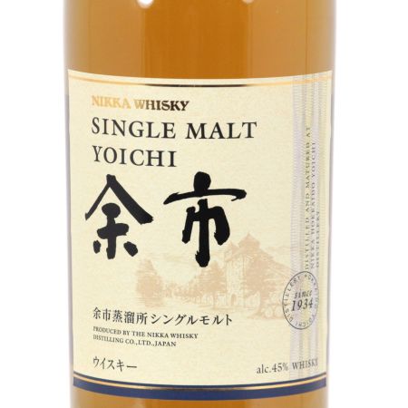 【北海道内限定発送】 NIKKA ニッカウヰスキー 余市蒸溜所シングルモルト 余市 700ml 45度 未開栓