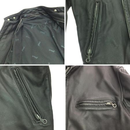  Schott ショット メンズ ライダースジャケット SIZE 42 641 ブラック