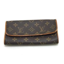 $$ LOUIS VUITTON ルイヴィトン モノグラム ポシェットツイン ストラップ無 M51854 Cランク