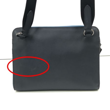  COACH コーチ ショルダーバッグ レザー C1606 ブルー